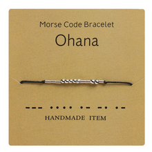 Load image into Gallery viewer, Morse Code Couple Bracelet
