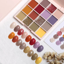 Load image into Gallery viewer, New Model 16 Colors Solid Nail Polish Platter
