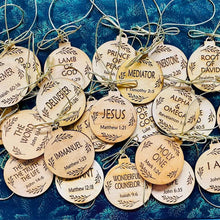 Load image into Gallery viewer, Names Of Jesus Christ Ornaments
