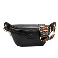 Load image into Gallery viewer, Retro Leather Wide Strap Waist Bag
