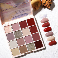 Load image into Gallery viewer, New Model 16 Colors Solid Nail Polish Platter
