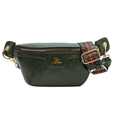 Load image into Gallery viewer, Retro Leather Wide Strap Waist Bag

