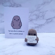 Load image into Gallery viewer, Funny Gift Knitted Positive Potato

