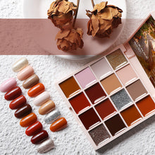 Load image into Gallery viewer, New Model 16 Colors Solid Nail Polish Platter
