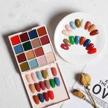 Load image into Gallery viewer, New Model 16 Colors Solid Nail Polish Platter
