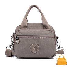Load image into Gallery viewer, Functional Multi-Compartment Solid Color Handbag
