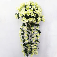 Load image into Gallery viewer, Vivid Artificial Hanging Orchid Bunch
