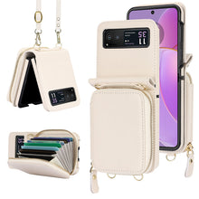 Load image into Gallery viewer, Leather Zipper Card Holder for Samsung Galaxy Z Flip3/4/5
