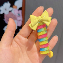 Load image into Gallery viewer, Colorful Telephone Line Hair Bands
