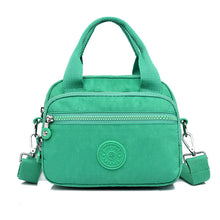 Load image into Gallery viewer, Functional Multi-Compartment Solid Color Handbag
