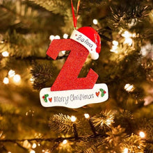 Load image into Gallery viewer, Personalized Christmas 24 Letter Ornaments
