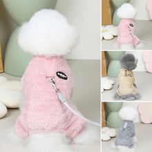 Load image into Gallery viewer, Fleece Pet Elastic Jumpsuit with Pull Ring
