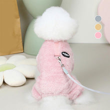 Load image into Gallery viewer, Fleece Pet Elastic Jumpsuit with Pull Ring
