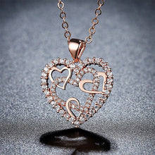 Load image into Gallery viewer, Interlocking Hearts Necklace

