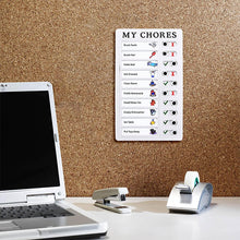 Load image into Gallery viewer, Magnetic Dry-erase Daily Routine Chart

