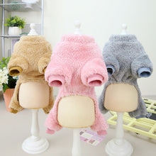 Load image into Gallery viewer, Fleece Pet Elastic Jumpsuit with Pull Ring
