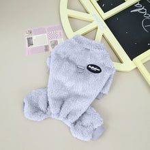 Load image into Gallery viewer, Fleece Pet Elastic Jumpsuit with Pull Ring
