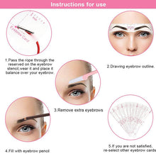 Load image into Gallery viewer, Silicone Eyebrow Stencil Kit
