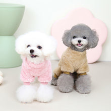 Load image into Gallery viewer, Fleece Pet Elastic Jumpsuit with Pull Ring
