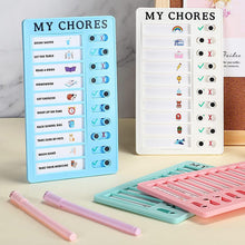 Load image into Gallery viewer, Magnetic Dry-erase Daily Routine Chart
