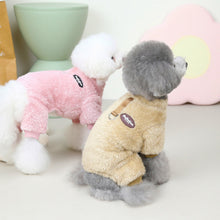 Load image into Gallery viewer, Fleece Pet Elastic Jumpsuit with Pull Ring
