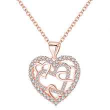Load image into Gallery viewer, Interlocking Hearts Necklace

