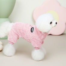 Load image into Gallery viewer, Fleece Pet Elastic Jumpsuit with Pull Ring
