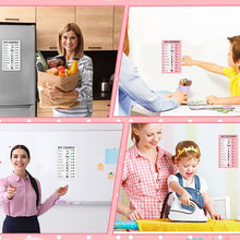 Load image into Gallery viewer, Magnetic Dry-erase Daily Routine Chart

