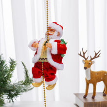 Load image into Gallery viewer, 🎅Electric Chimney Climbing Santa Claus Musical Toys🎄
