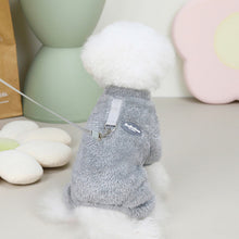 Load image into Gallery viewer, Fleece Pet Elastic Jumpsuit with Pull Ring
