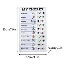 Load image into Gallery viewer, Magnetic Dry-erase Daily Routine Chart
