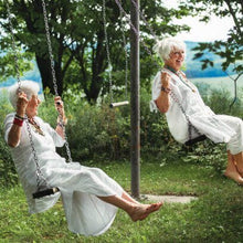 Load image into Gallery viewer, Tree of Life Sister on the Swing Cry-stal Pendant Necklace
