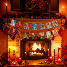Load image into Gallery viewer, Vintage Style Christmas Banner
