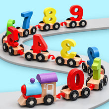 Load image into Gallery viewer, Wooden Digital Train Toy
