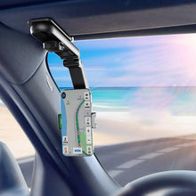 Load image into Gallery viewer, Rotatable Multifunctional Sun Visor Cell Phone Holder
