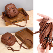 Load image into Gallery viewer, Soft Leather Shoulder Messenger Bag

