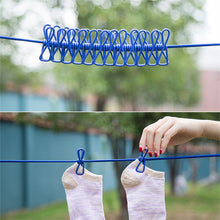 Load image into Gallery viewer, Portable Elastic Travel Clothes Rack
