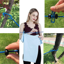 Load image into Gallery viewer, Portable Elastic Travel Clothes Rack
