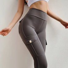Load image into Gallery viewer, Women&#39;s Pocket Sexy Stretch Leggings Fitness Track Pants
