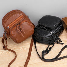 Load image into Gallery viewer, Soft Leather Shoulder Messenger Bag
