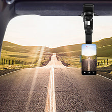 Load image into Gallery viewer, Rotatable Multifunctional Sun Visor Cell Phone Holder
