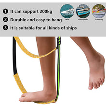 Load image into Gallery viewer, Portable Inflatable Boat Boarding Rope Ladder
