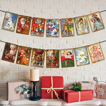 Load image into Gallery viewer, Vintage Style Christmas Banner
