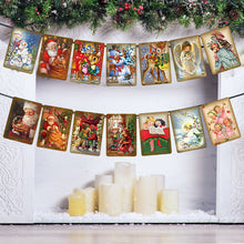 Load image into Gallery viewer, Vintage Style Christmas Banner
