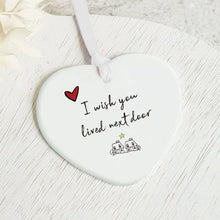 Load image into Gallery viewer, Ceramic Heart Hanging Ornament

