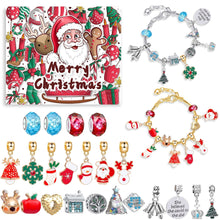 Load image into Gallery viewer, DIY 24 Days Christmas Countdown Calendar Bracelets Set
