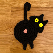 Load image into Gallery viewer, 🐱Funny Cat Butt Coasters Cat Butt Cup Mat Knitted Gift for Cat Fans
