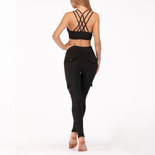 Load image into Gallery viewer, Women&#39;s Pocket Sexy Stretch Leggings Fitness Track Pants
