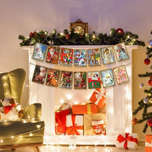 Load image into Gallery viewer, Vintage Style Christmas Banner

