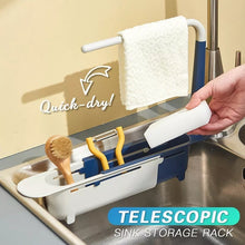 Load image into Gallery viewer, Updated Telescopic Sink Storage Rack
